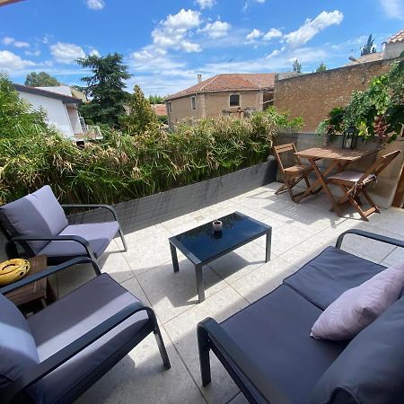 L'Esplanade, Appartement En Centre-Ville Au Calme Puisserguier Ngoại thất bức ảnh